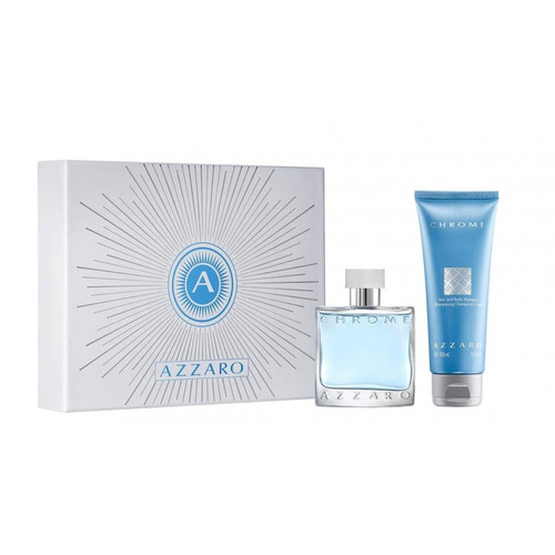 Azzaro Parfums - Coffret Eau de Toilette + Shampooing - Azzaro Chrome - Parfum azzaro homme