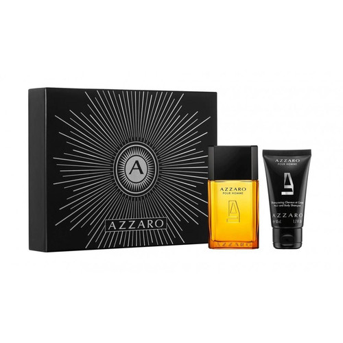 Azzaro Parfums - Coffret Eau de Toilette + Shampooing - Azzaro Pour Homme - Coffret Parfum