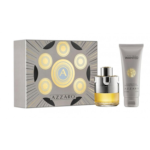 Azzaro Parfums - Coffret Eau de Toilette + Shampooing Noel -  Azzaro Wanted - Cadeaux Fête des Pères