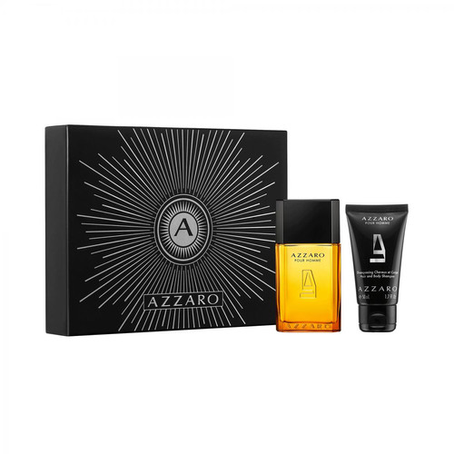 Azzaro Parfums - Coffret Eau de Toilette + Shampooing - Azzaro Pour Homme - Coffret cadeau parfum homme