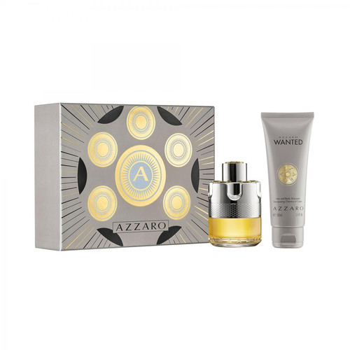 Azzaro Parfums - Coffret Eau de Toilette + Shampooing Noel -  Azzaro Wanted - Parfum homme