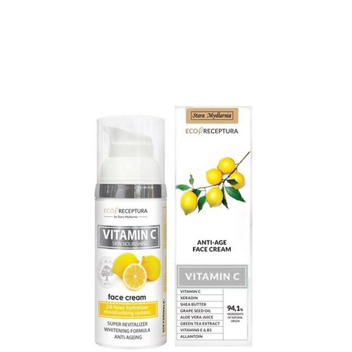 Crème visage éclaircissante à la vitamine C