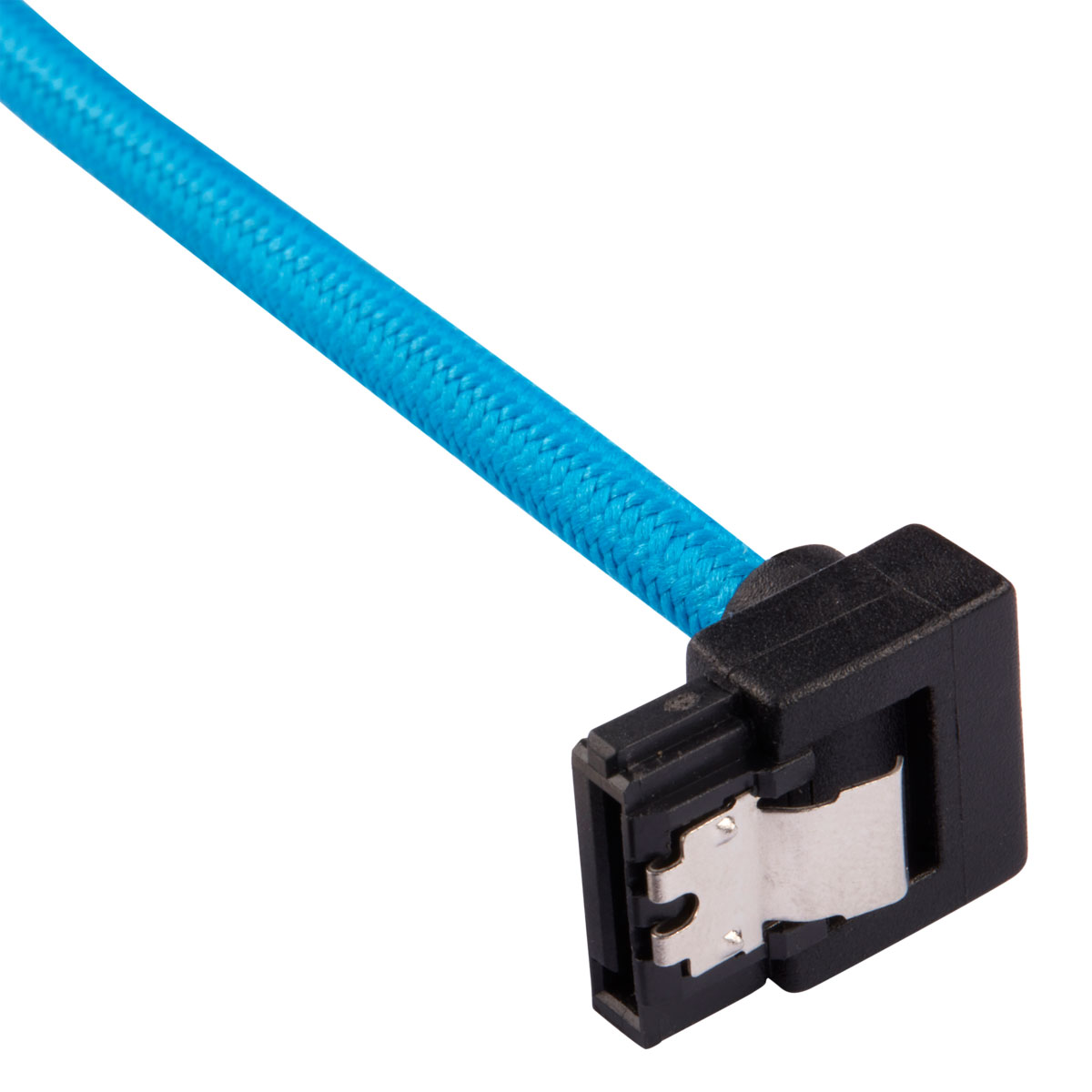 Câble gainé Premium SATA 6Gbps 30 cm presentation<br>Bleu