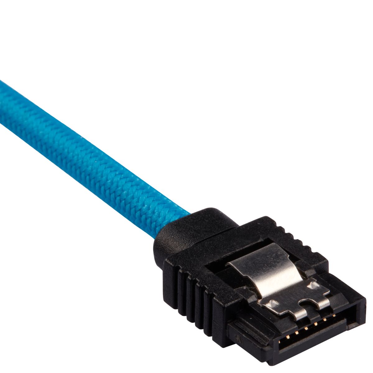 Câble gainé Premium SATA 6Gbps 60 cm presentation<br>Bleu