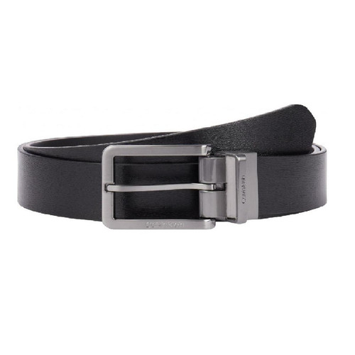 Calvin Klein Maroquinerie - ceinture en cuir noir - Promos cosmétique et maroquinerie