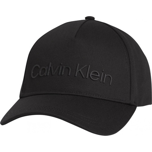 Calvin Klein Maroquinerie - Casquette logotypée en coton noir - Casquette homme