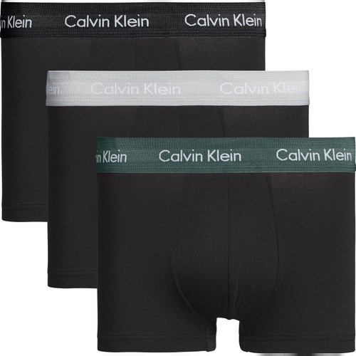 CALVIN KLEIN - LOW RISE BOXER 3PK - noir