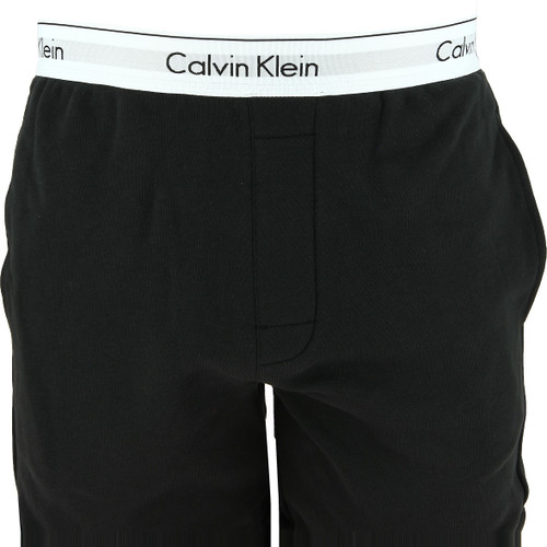 Calvin Klein Underwear - Short de Pyjama Uni Coton - Modern Cotton Noir - Promotions Calvin Klein Underwear