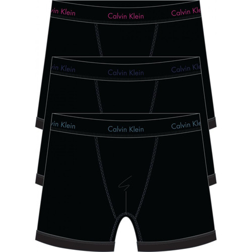 Calvin Klein Underwear - Lot de 3 Shorty noir Calvin Klein - Caleçons et Boxers Calvin Klein