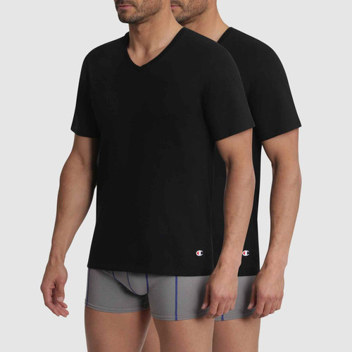 Champion Underwear - Lot de 2 tee-shirts Homme Col V 
