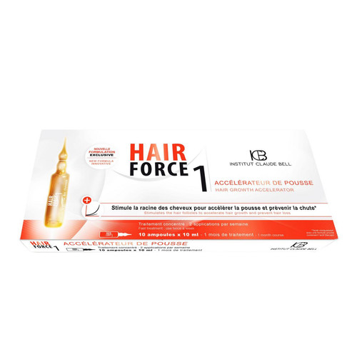 Claude Bell - HAIR FORCE ONE - Ampoules Sérum - Cosmetique homme claude bell