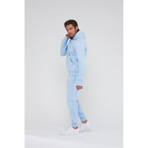 Compagnie de Californie - SWEAT NO ZIP CAPUCHE CLASSIQUE bleu ciel - Compagnie de Californie Vêtements Hommes