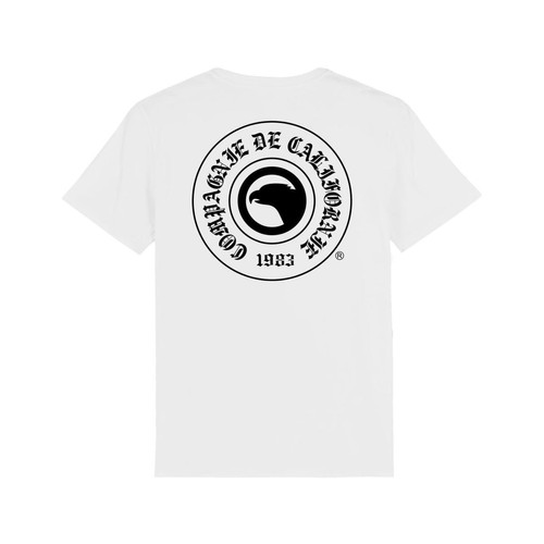 Compagnie de Californie - Tee-shirt MC Gothic Eagle blanc cassé - Compagnie de Californie Vêtements Hommes