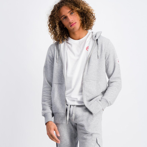 Compagnie de Californie - Sweatshirt zippé capuche New Cupertino gris - Compagnie de Californie Vêtements Hommes