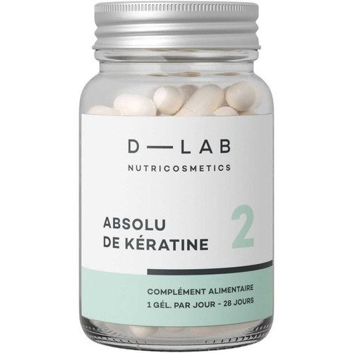 D-LAB Nutricosmetics - Absolu De Kératine - Anti-Chute & Réparation 1 Mois - Produit bien etre sante