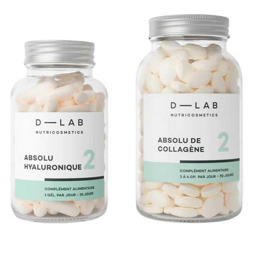 D-LAB Nutricosmetics - Duo Nutrition-Absolue 2,5 mois - Produit bien etre sante