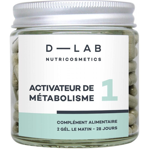 D-LAB Nutricosmetics - Activateur de Métabolisme - Complements alimentaires minceur