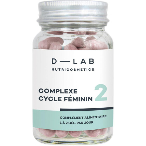 D-LAB Nutricosmetics - Complexe Cycle Féminin - Produit sommeil vitalite energie