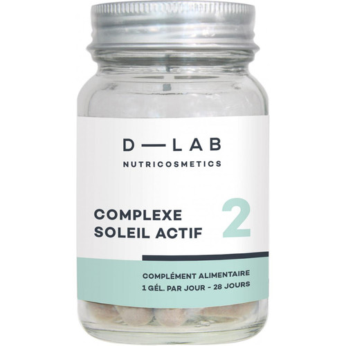 D-LAB Nutricosmetics - Complexe Soleil Actif 3 mois - Produit bien etre sante