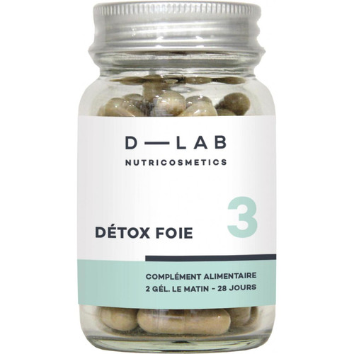 D-LAB Nutricosmetics - Détox Foie - Produit sommeil vitalite energie