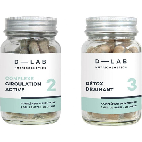 D-LAB Nutricosmetics - Drainant minceur 1 mois - D-Lab - Produit bien etre sante