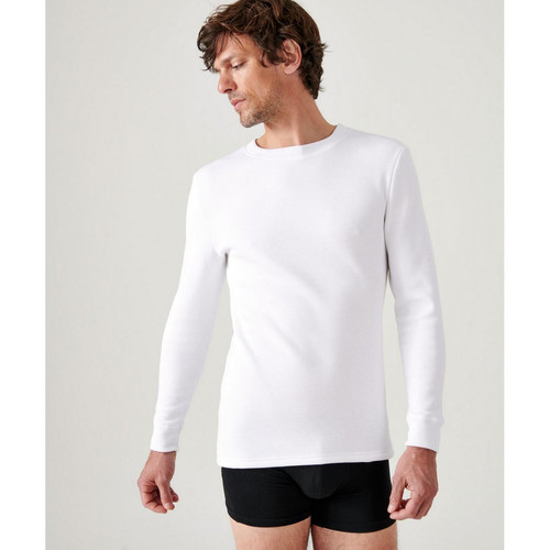 Damart - Tee Shirt Manches Longues Blanc - Damart Sous-vêtements Homme