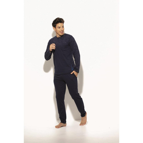 Daniel Hechter Homewear - Pyjama Homme Bleu Marine - Pyjama homme