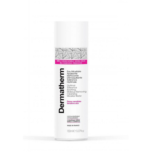 Dermatherm - Eau micellaire démaquillante apaisante - Tolérance Optimale - Cosmetique dermatherm