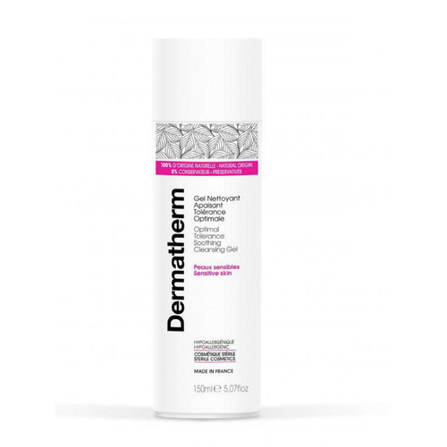 Dermatherm - Gel nettoyant apaisant - Tolérance Optimale - Cosmetique dermatherm
