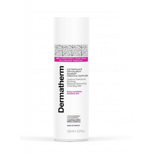 Dermatherm - Lait nettoyant apaisant - Tolérance Optimale - Cosmetique dermatherm