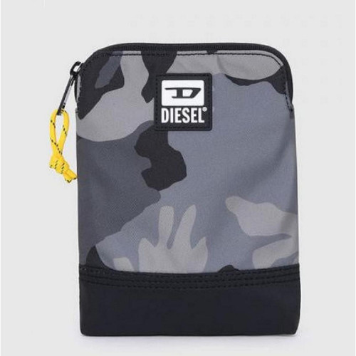 Diesel Maroquinerie - Sac porté-travers logo camouflage - Diesel - Promos cosmétique et maroquinerie