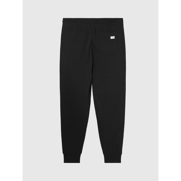 Pantalon jogging elastique - Noir en coton