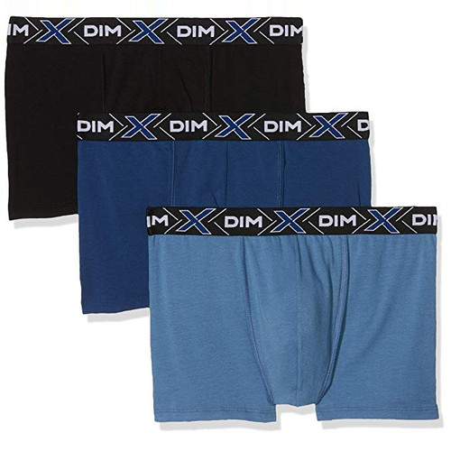 Dim - Pack de 3 boxers coton stretch X-TEMP X3 - Dim Underwear Multicolore - Sous vetement homme dim