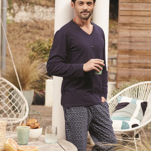 Dodo Homewear - Pyjama homme marine - Nouveautés cosmétiques maroquinerie