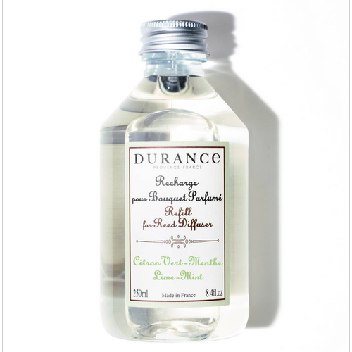 Durance - Recharge Pour Bouquet Parfumé Citron Vert Menthe - Cadeaux Made in France