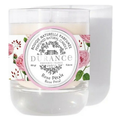 Durance - Bougie naturelle parfumée Rose Pétale - Durance Parfums d’Intérieur