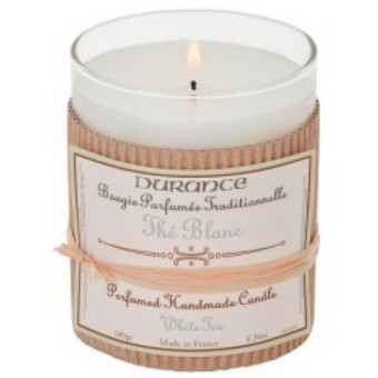 Durance - Bougie parfumée traditionnelle Thé Blanc - Parfums d'Ambiance et Bougies Parfumées