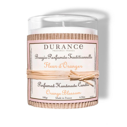 Durance - Bougie Traditionnelle DURANCE Parfum Fleur d'Oranger SWANN - Parfums d'Ambiance et Bougies Parfumées