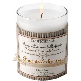 Durance - Bougie Parfumée Traditionnelle Bois de Cashemire - Durance Parfums d’Intérieur