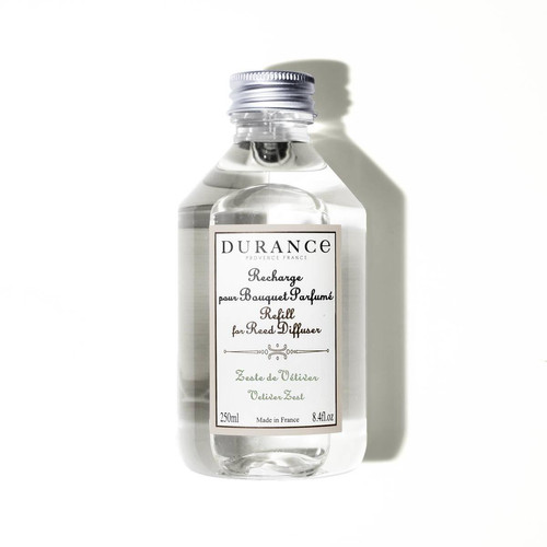 Durance - Recharge Pour Bouquet Parfumé 250 ml Zeste De Vétiver - Parfum homme