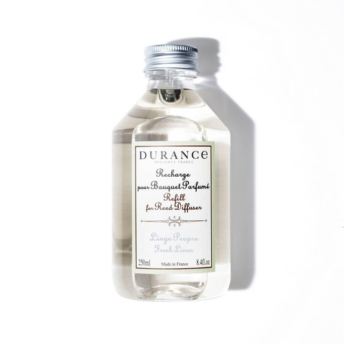 Durance - Recharge pour bouquet parfumé Linge Propre - Parfums d'Ambiance et Bougies Parfumées