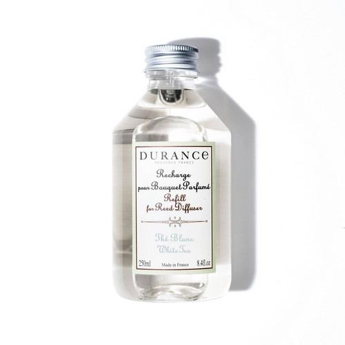 Durance - Recharge pour bouquet parfumé 250 ml Thé Blanc - Parfums d'Ambiance et Bougies Parfumées