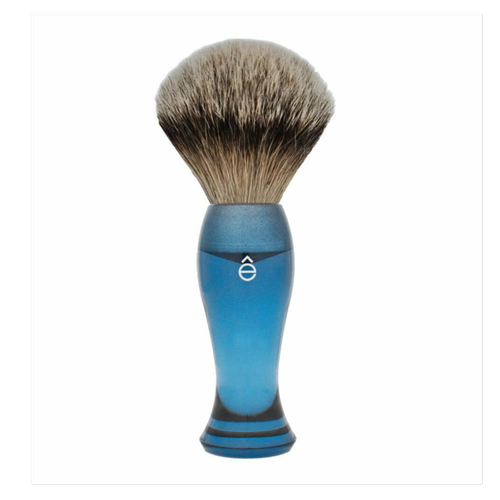 E Shave - Blaireau Silvertip Bleu - Cadeaux Hommes Rasés et Barbus