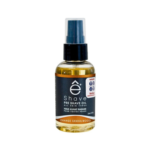 E Shave - Pre Shave Oil - Huile Avant Rasage Orange & Bois De Santal - Produit de rasage e shave