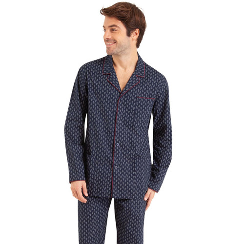 Eminence - Pyjama long ouvert homme Popeline - Pyjama homme