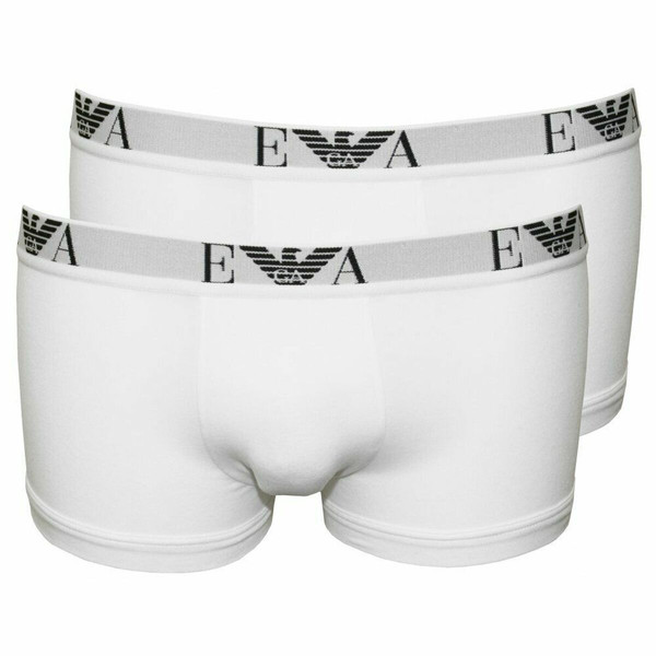 PACK 2 BOXER STRETCH - Homme Tendance Blanc Emporio Armani Underwear