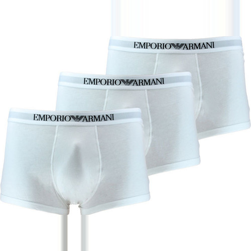 Emporio Armani Underwear - PACK ECONOMIQUE DE 3 BOXERS - Pur Coton-Emporio Armani - Sous-Vêtements HOMME Emporio Armani Underwear