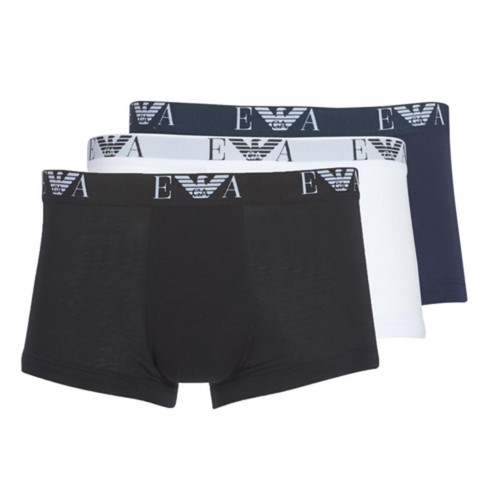 Emporio Armani Underwear - Lot de 3 boxers en coton stretch - Sous vetement homme