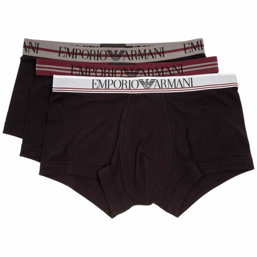 Emporio Armani Underwear - Pack 3 caleçons - Soldes Mencorner