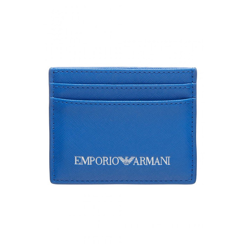 Emporio Armani - Porte cartes bleu - Portefeuille & Porte cartes HOMME Emporio Armani